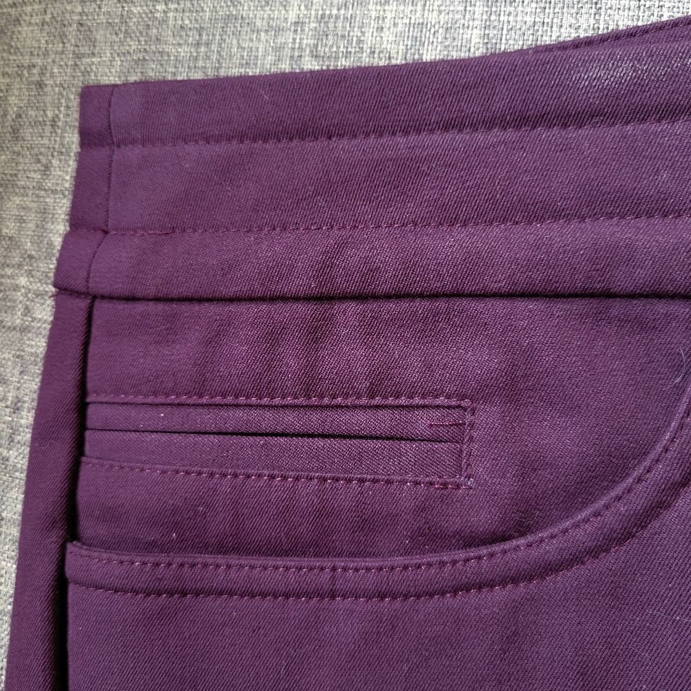 EIleen Fisher Purple Sample Trousers - Picture 7 of 8